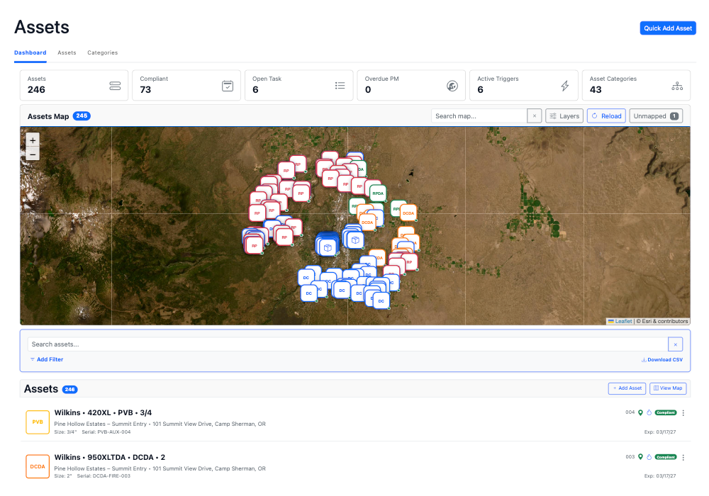 Asset visibility across the system