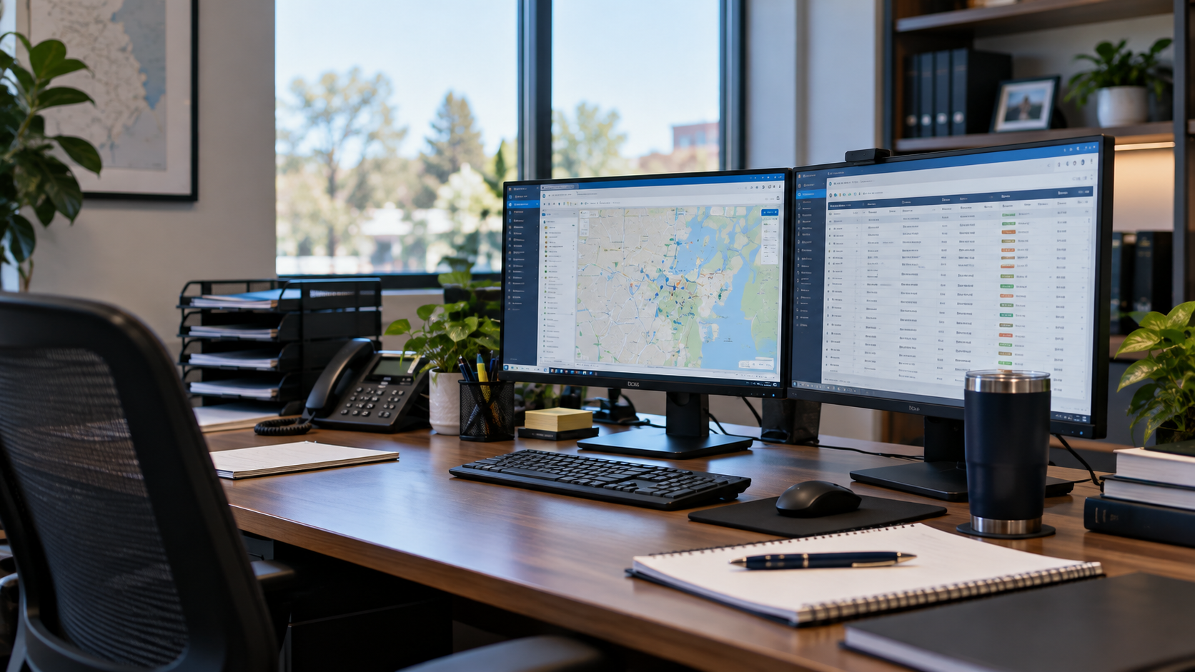 Administrative work supporting water and wastewater operations