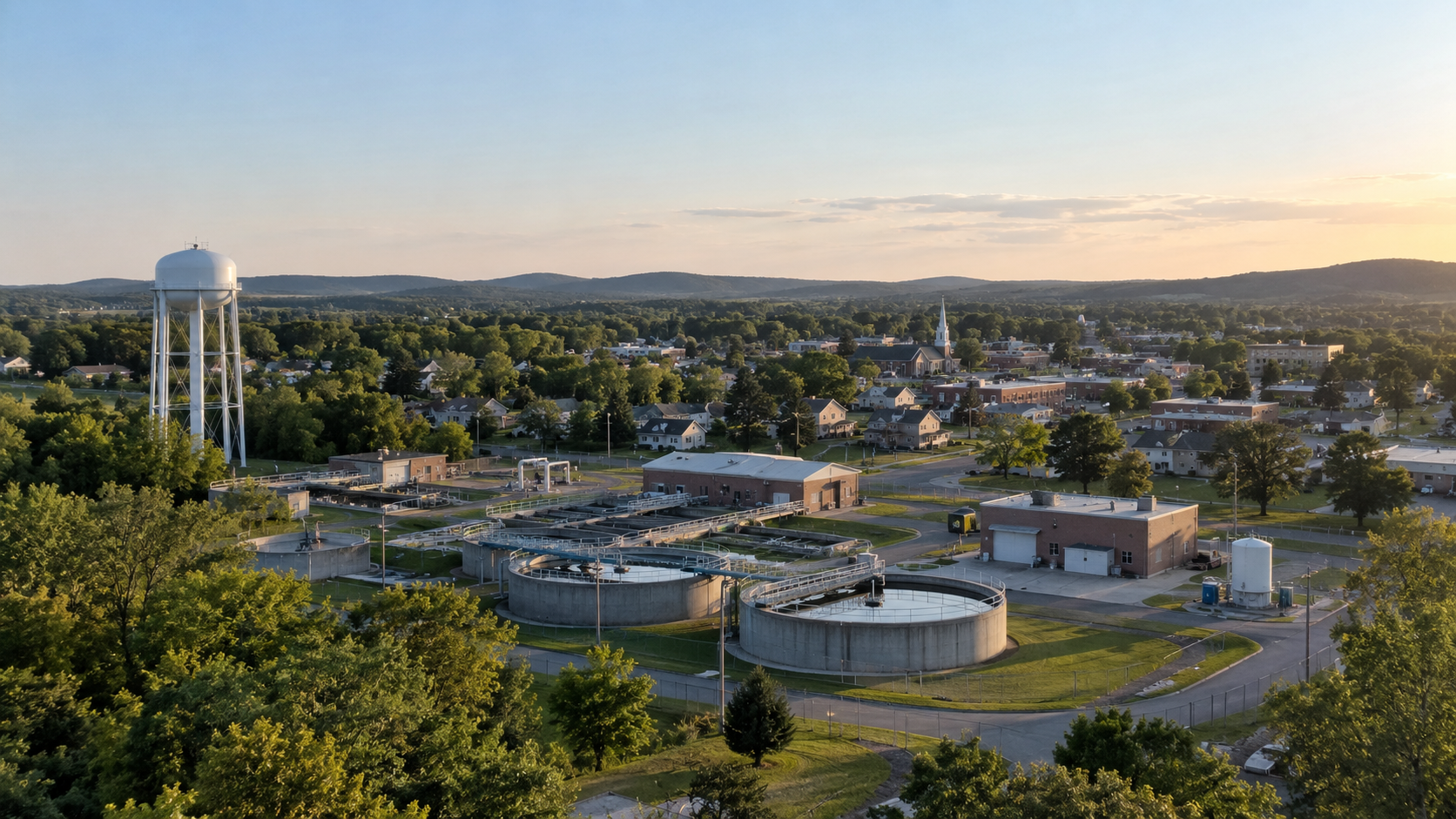 Municipal utility system and community infrastructure
